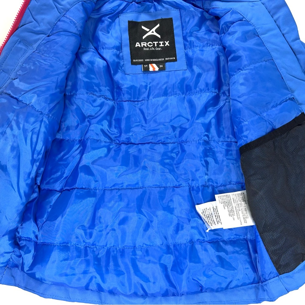 NWT Arctix Sunnyside Pieced Winter Jacket Size 5T Girls' - Picture 7 of 13